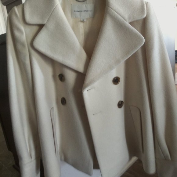Banana Rupublic Wool Coat XS - Picture 2 of 5
